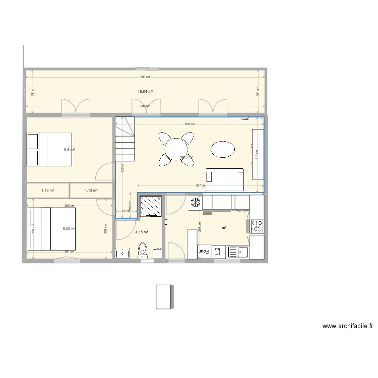 Lamartinière RDC 1. Plan de 0 pièce et 0 m2