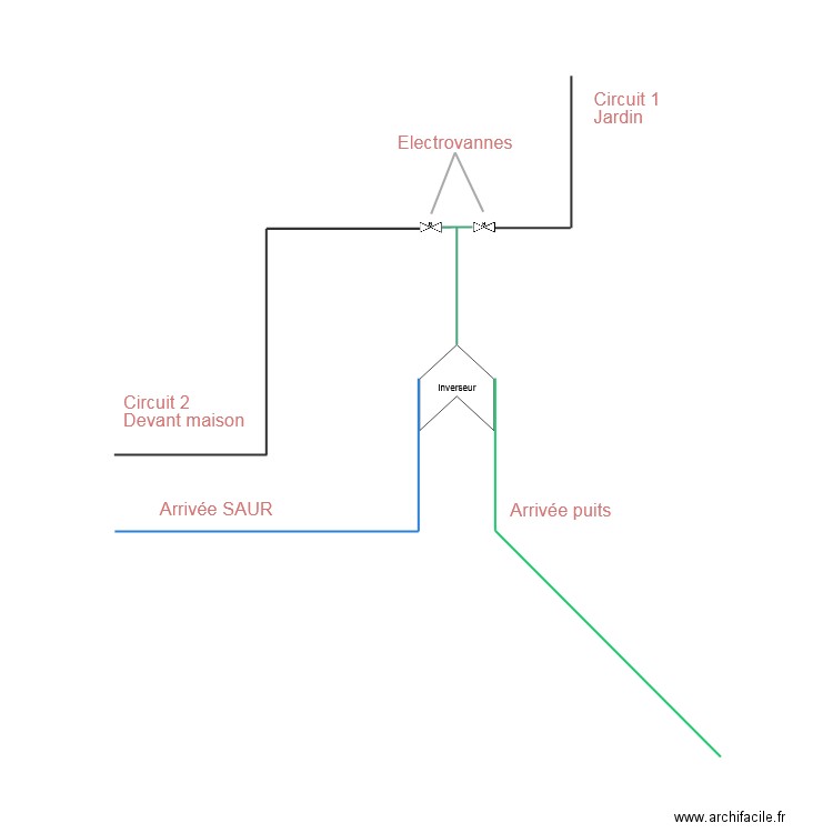 Détail jonction puits. Plan de 0 pièce et 0 m2