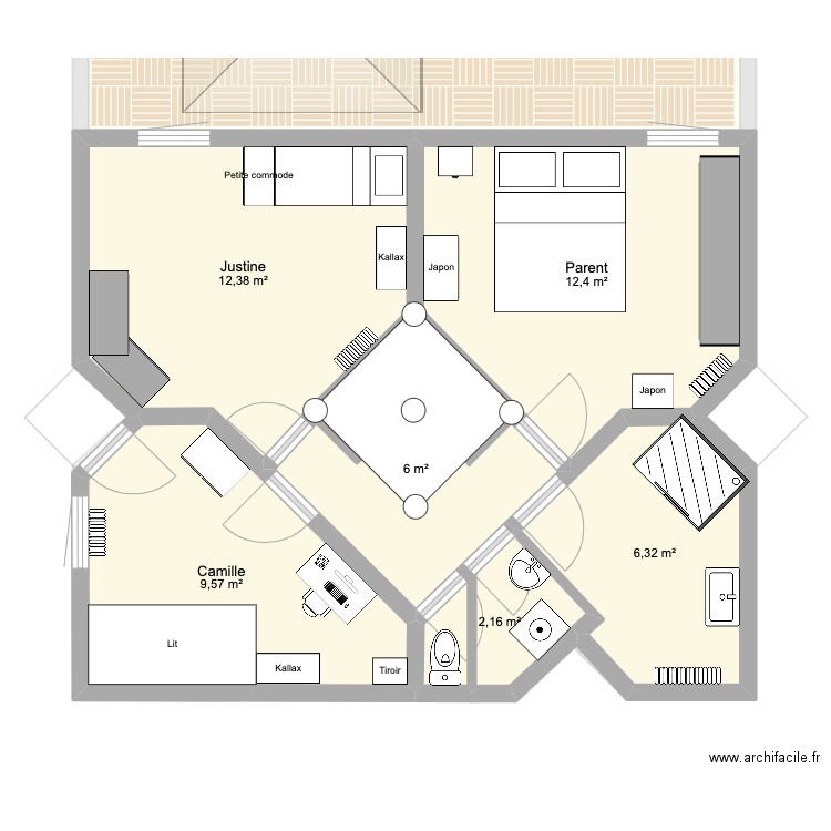 Houssiere. Plan de 0 pièce et 0 m2