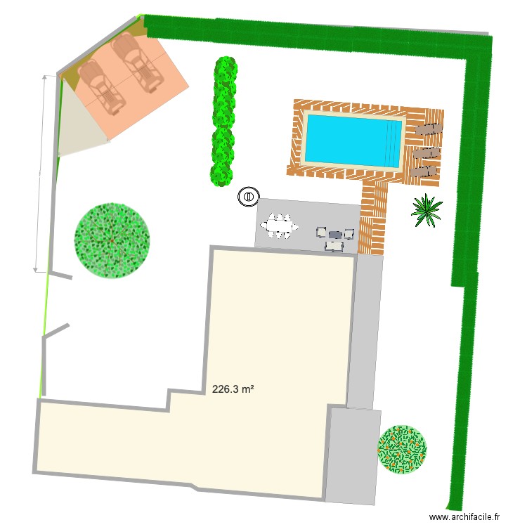 terrain maison. Plan de 0 pièce et 0 m2