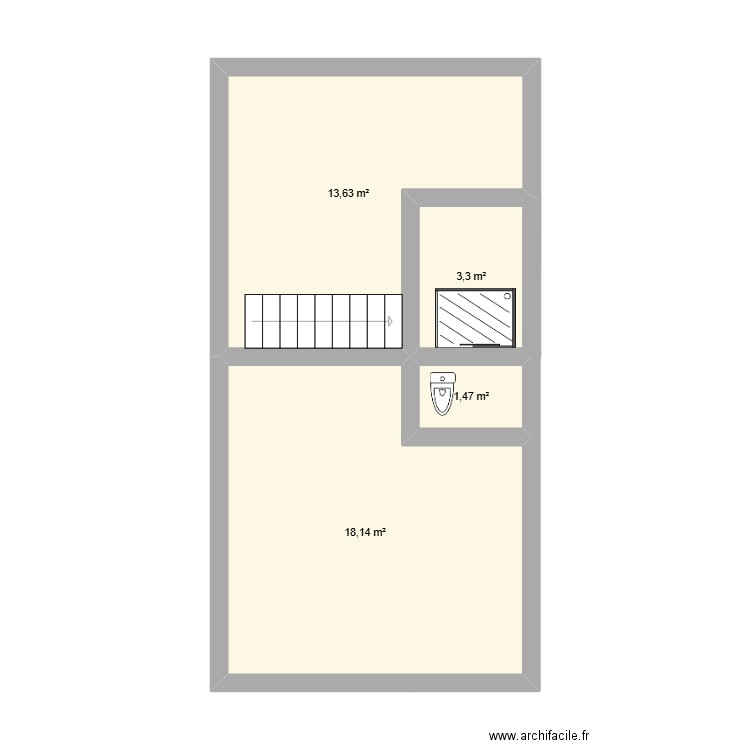 ilim plan. Plan de 1 pièce et 20 m2