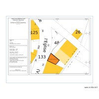 PLAN DE MASSE nouveau cadastre