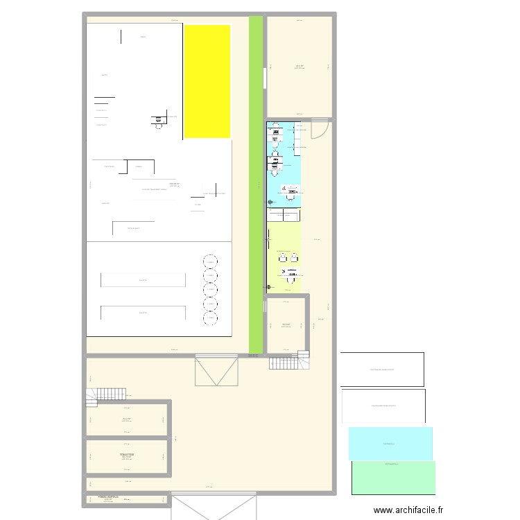 PLAN 600M2 OPEN SPACE v10. Plan de 0 pièce et 0 m2