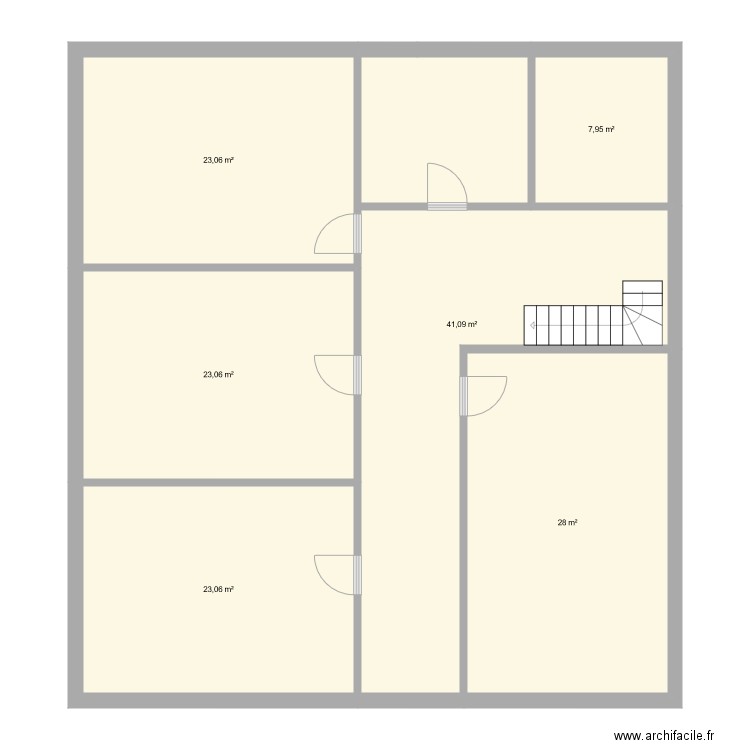 etage. Plan de 0 pièce et 0 m2