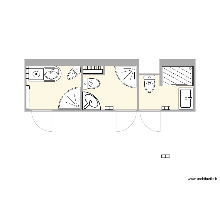 SDB. Plan de 0 pièce et 0 m2