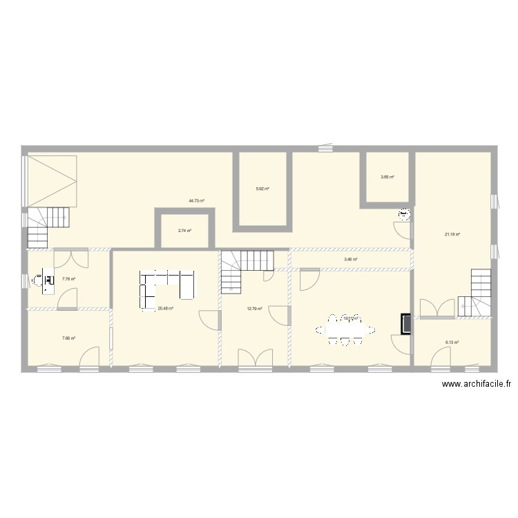 Plan rez de chaussee 1. Plan de 0 pièce et 0 m2