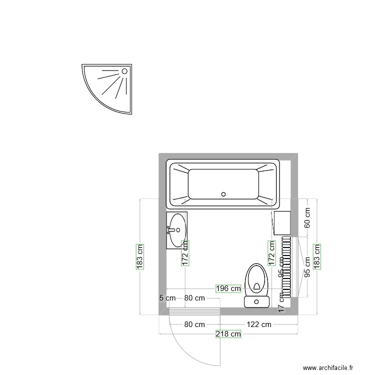 sdb2. Plan de 0 pièce et 0 m2