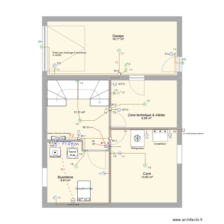 Rez-de-Chaussée_14.01.2025. Plan de 16 pièces et 201 m2