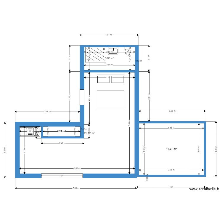 bmc. Plan de 0 pièce et 0 m2