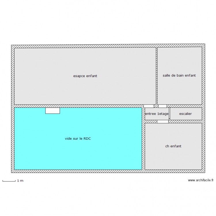 premier etage apres travaux. Plan de 0 pièce et 0 m2