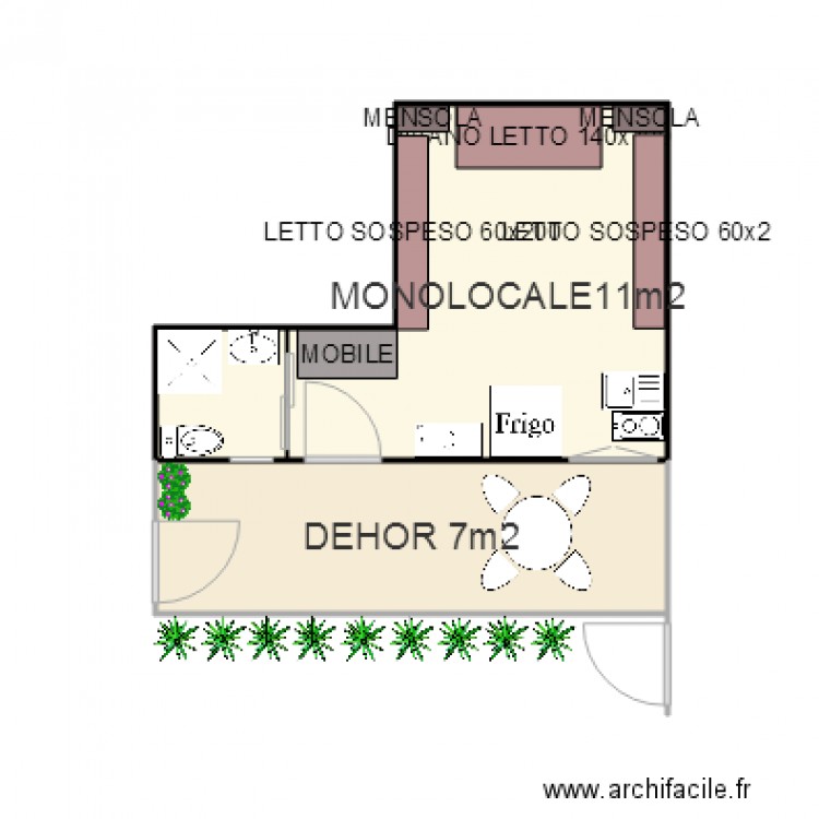 STUDIO Baima. Plan de 0 pièce et 0 m2