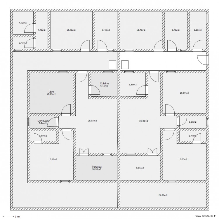 JUMELLES. Plan de 0 pièce et 0 m2