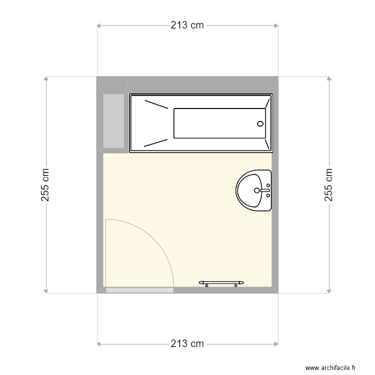 existant kieffer. Plan de 0 pièce et 0 m2