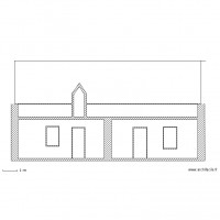 plan de coupe facade 1.00 