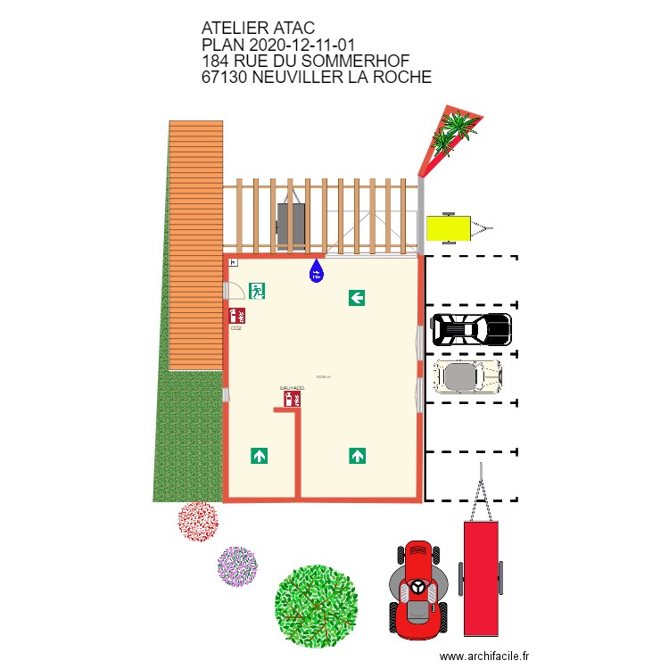 atelier ATAC7. Plan de 0 pièce et 0 m2