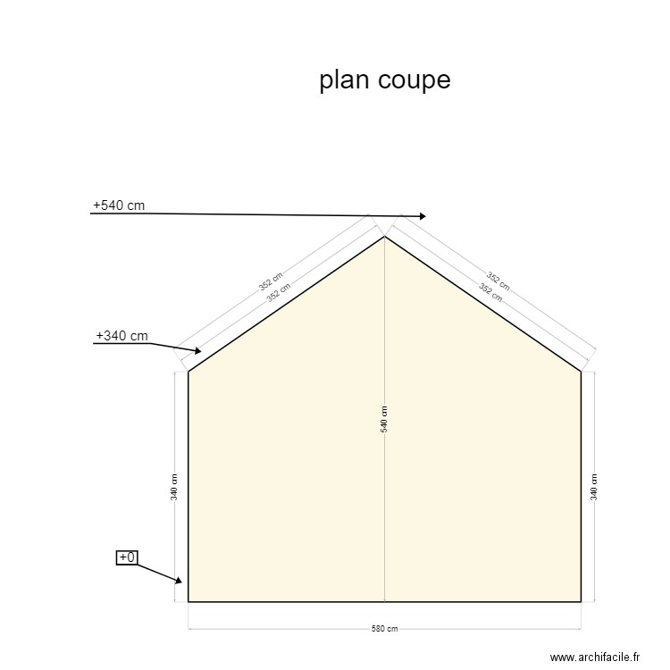 plan coupe POLHAY. Plan de 0 pièce et 0 m2