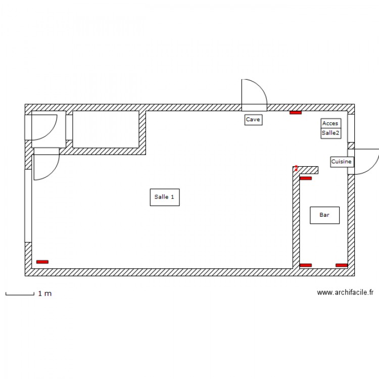 Restaurant Agadir. Plan de 0 pièce et 0 m2