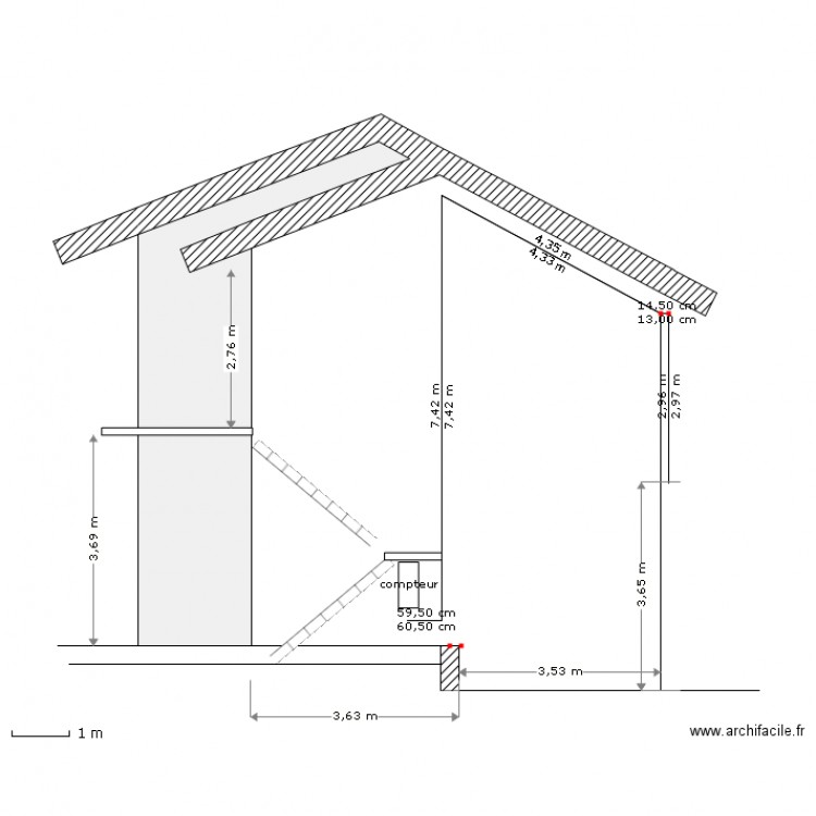 compteur elect. Plan de 0 pièce et 0 m2