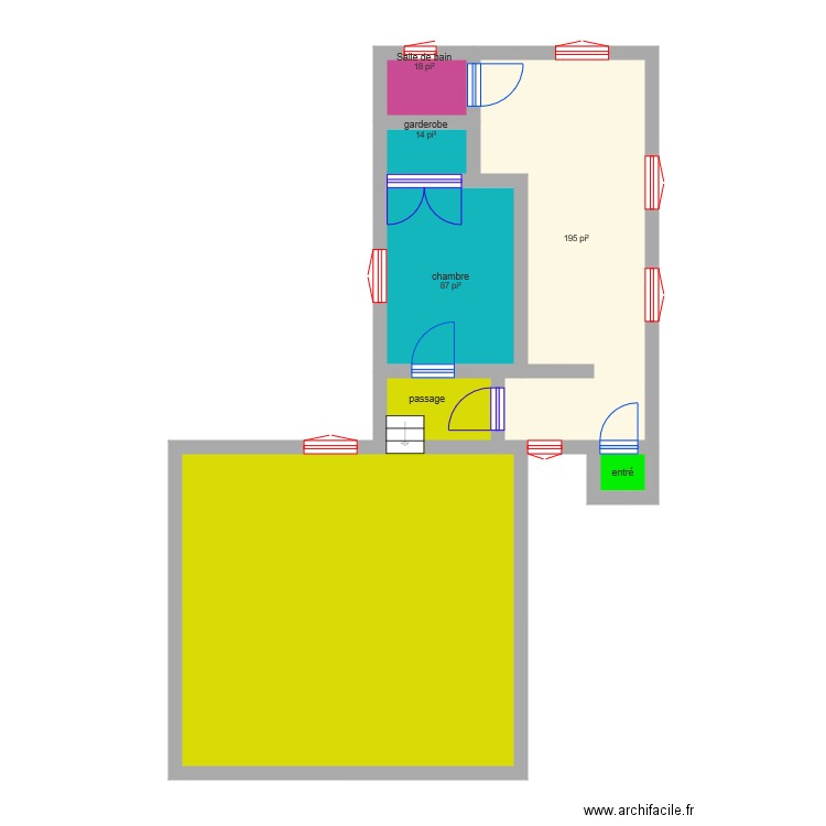 agrandissement 1. Plan de 0 pièce et 0 m2