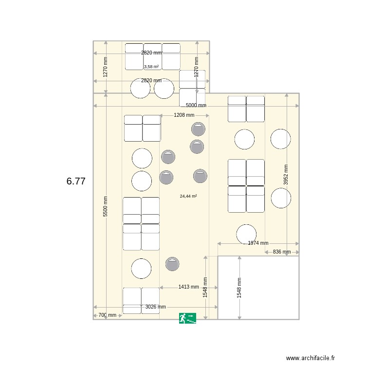 implantation2 19pax. Plan de 0 pièce et 0 m2