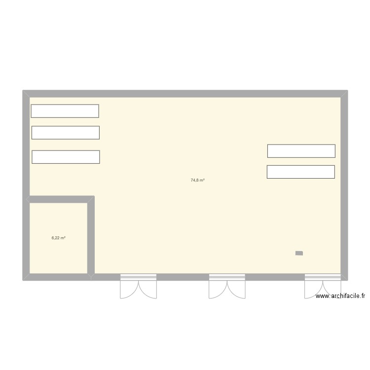    intermarché. Plan de 0 pièce et 0 m2