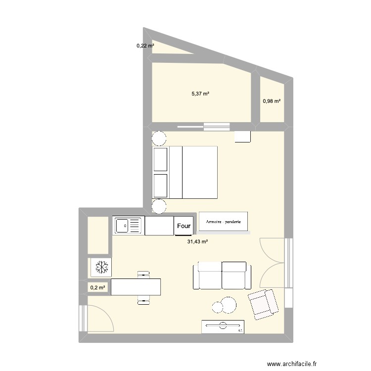 Appartement bon . Plan de 0 pièce et 0 m2