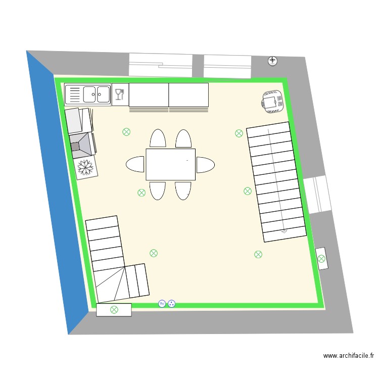 david plan. Plan de 0 pièce et 0 m2