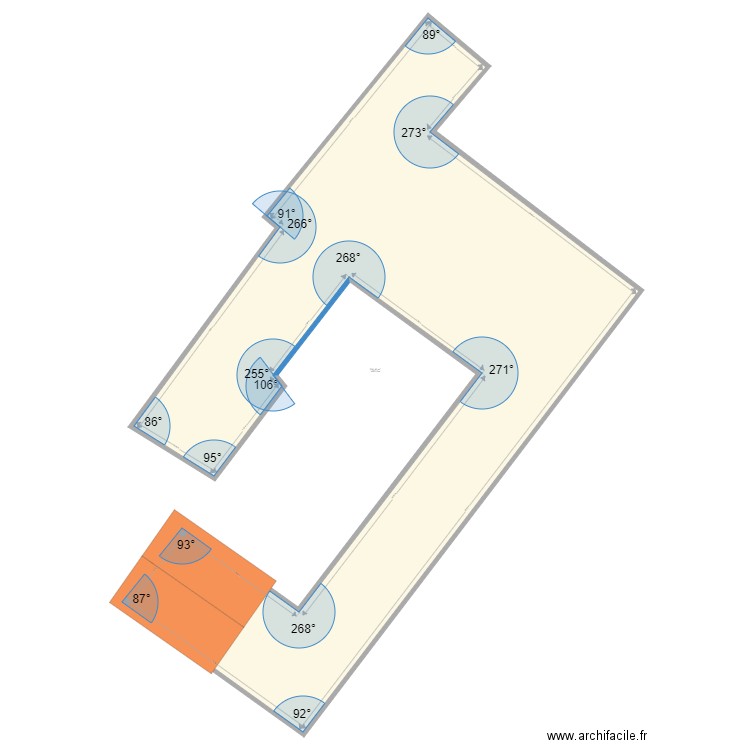 ferme Violaines. Plan de 0 pièce et 0 m2