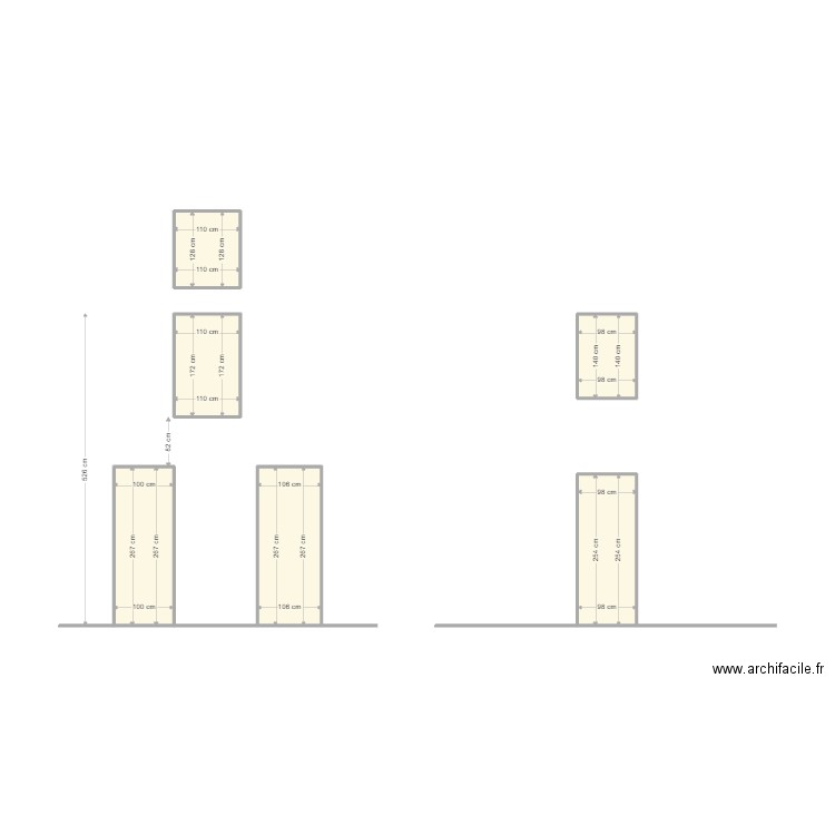 plan ouvertures coteau. Plan de 0 pièce et 0 m2