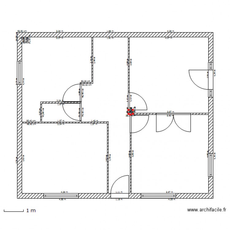 maison avant. Plan de 0 pièce et 0 m2