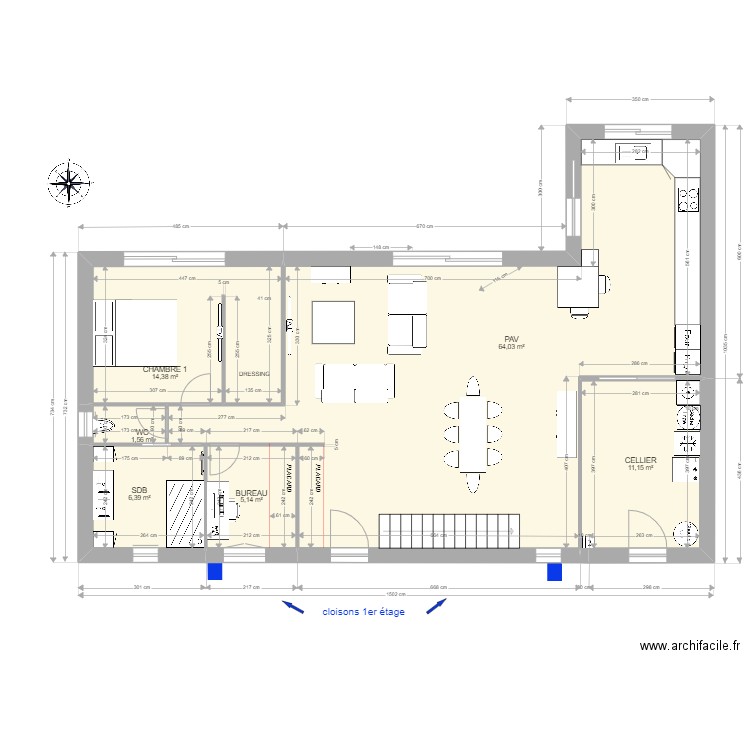 RECONSTRUCTION A L'IDENTIQUE 2. Plan de 0 pièce et 0 m2