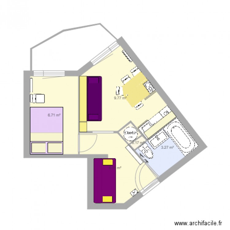 appmenuires. Plan de 0 pièce et 0 m2