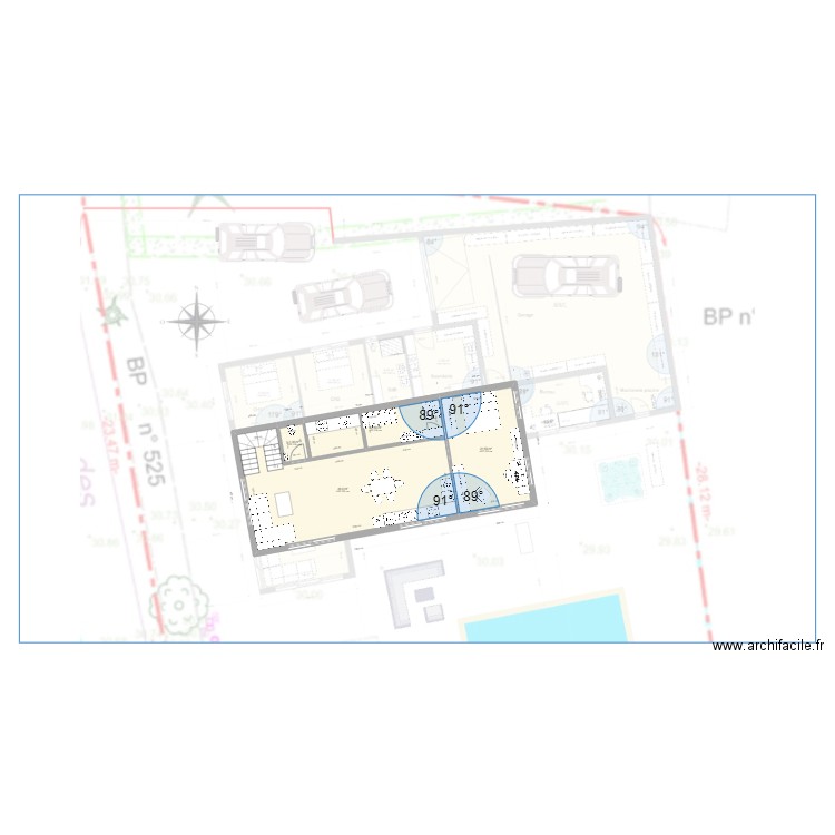 Etage 84 m². Plan de 0 pièce et 0 m2