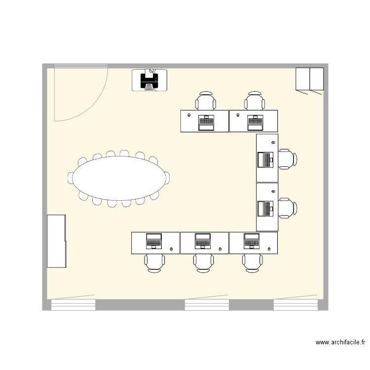 bureau ergo 1. Plan de 0 pièce et 0 m2