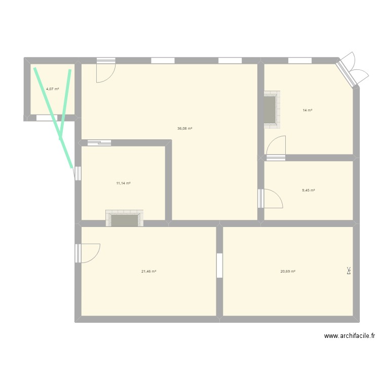 immeuble. Plan de 0 pièce et 0 m2