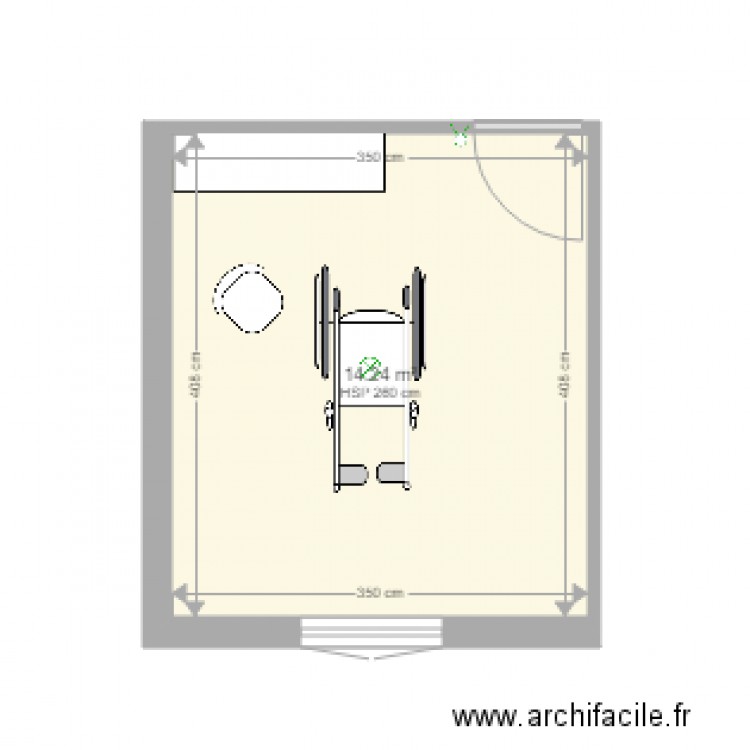 cabinet 4. Plan de 0 pièce et 0 m2