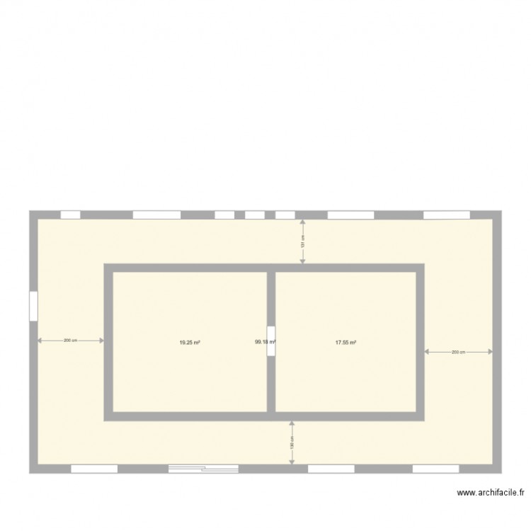 etage 2. Plan de 0 pièce et 0 m2