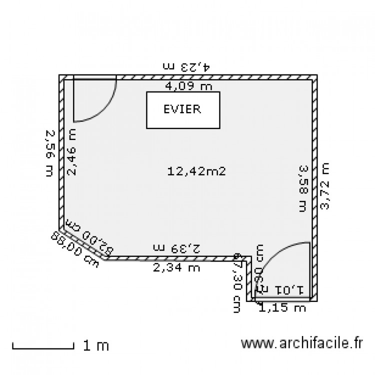 cuisine. Plan de 0 pièce et 0 m2