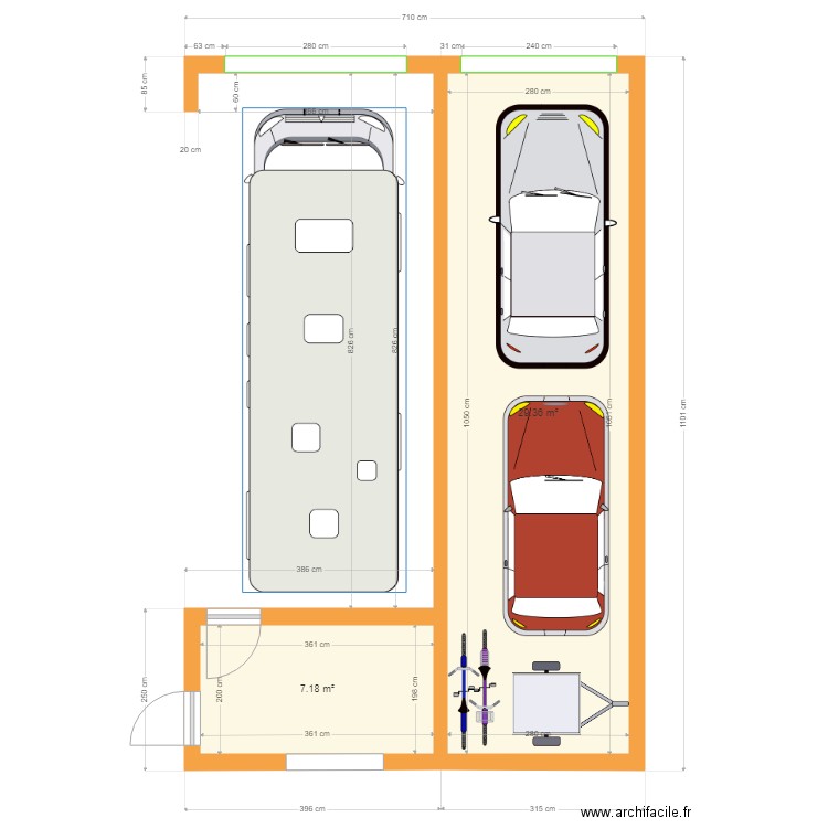 Etude Garage 3. Plan de 0 pièce et 0 m2