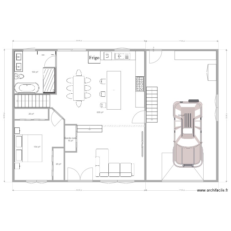 Maison Chantal 3. Plan de 0 pièce et 0 m2