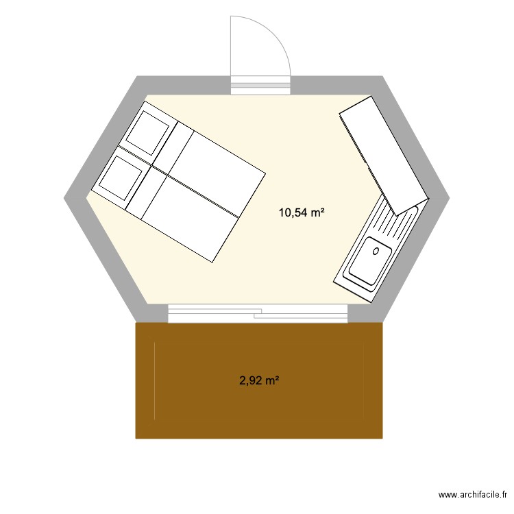 tante 2. Plan de 0 pièce et 0 m2