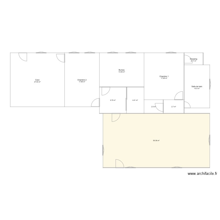 Maison Trelachaud. Plan de 0 pièce et 0 m2