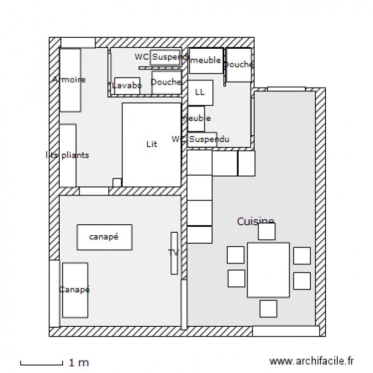 Projet 1 Baudino Risoul. Plan de 0 pièce et 0 m2