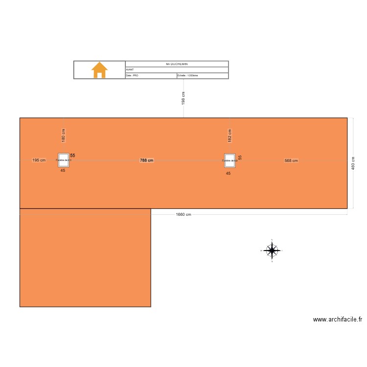 DUCHEMIN AVANT. Plan de 0 pièce et 0 m2