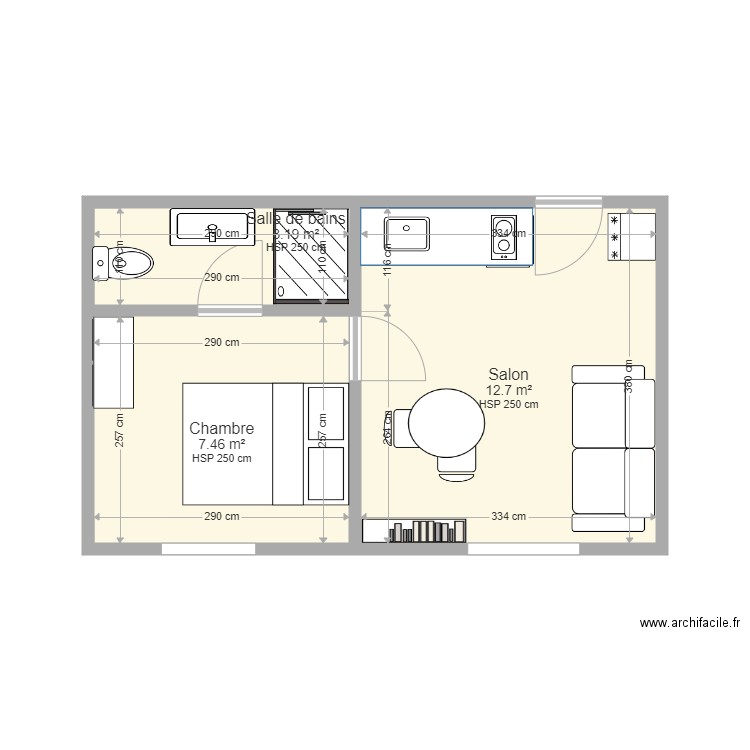 oberkampf v2. Plan de 0 pièce et 0 m2