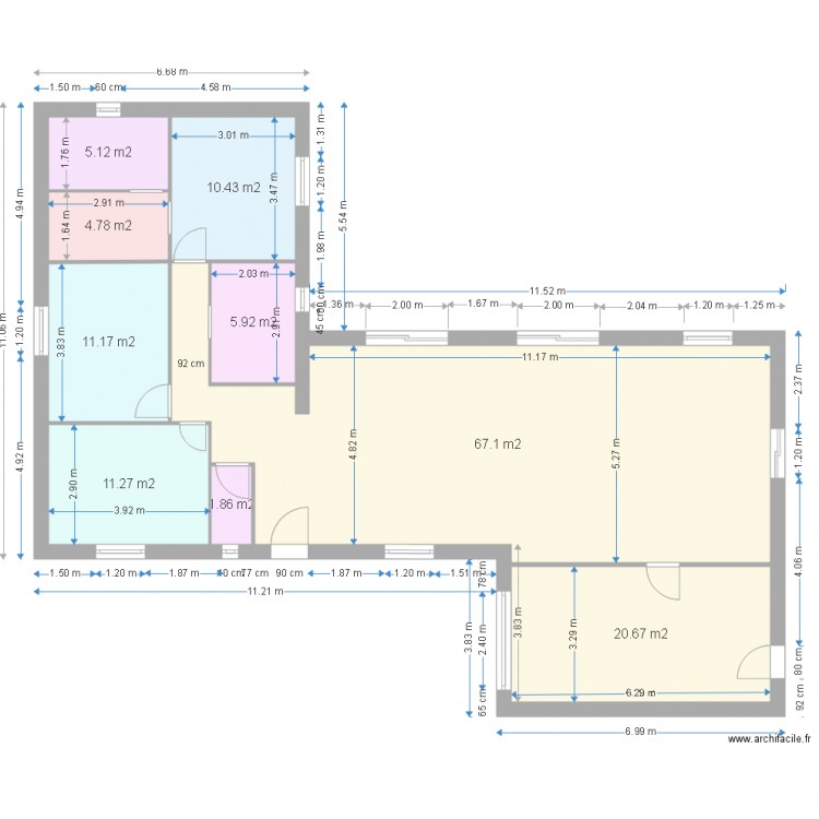 plan 3. Plan de 0 pièce et 0 m2