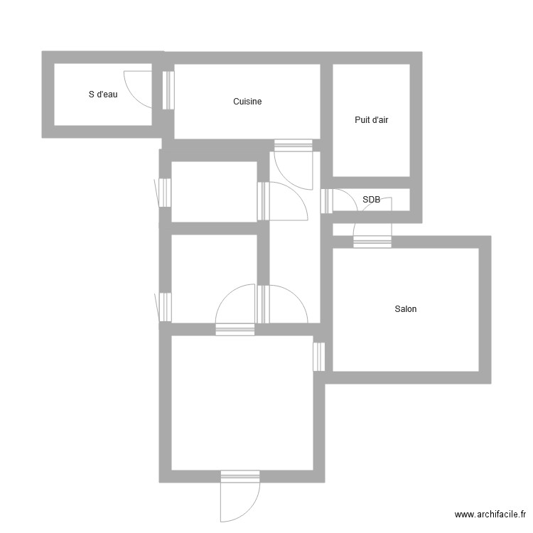 ecole. Plan de 0 pièce et 0 m2