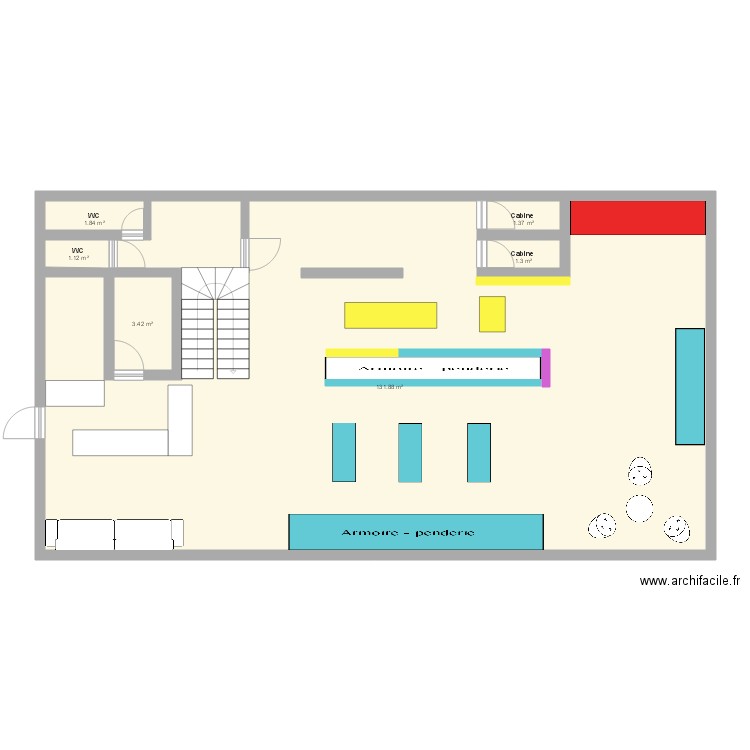 Plan de la boutique . Plan de 0 pièce et 0 m2