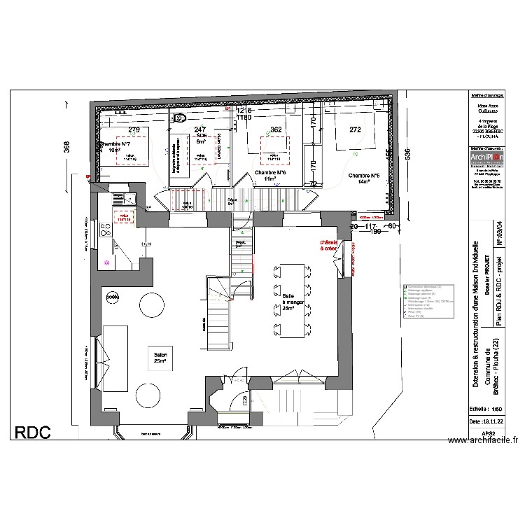 GUILLAUME BREHEC. Plan de 0 pièce et 0 m2