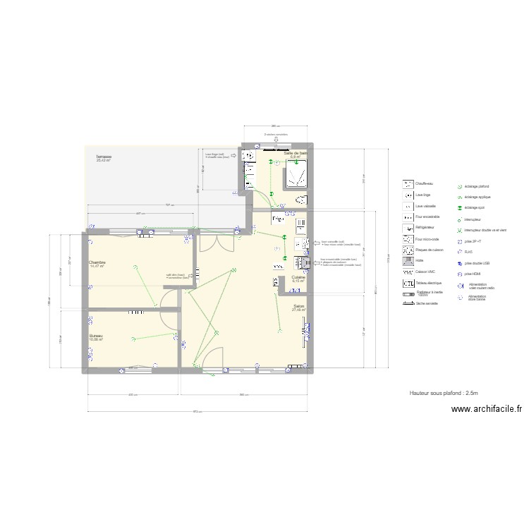 libourne emplacement elec. Plan de 0 pièce et 0 m2